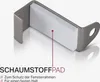 Asta di fissaggio, asta per tende - metallo - ( 60-90 cm - Anteprima dell’immagine prodotto 7