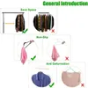 Lot de 10 cintres en velours antidérapants en plastique Voir les images du produit 12