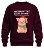Kersttrui met een vrolijk varken, geschikt als cadeau, uni, Productafbeelding-voorbeeld 1