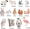 13 Stück Bügelflicken Kinder Bügelflicken Tierflicken Produktbild-Vorschau 3