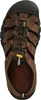 A top-down view of a brown KEEN sandal. Produktbild-Vorschau