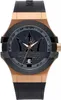 Maserati Potenza Uhr Schwarz,Golden  Herren Schwarz,Golden Produktbild-Vorschau 1