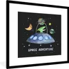 MuchoWow® Gerahmtes Poster Zitate - Weltraum - Produktbild-Vorschau 1
