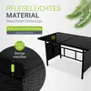 Juskys Polyrattan Lounge Manacor - Sofa, Tisch, Hocker & Produktbild-Vorschau 3