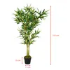 Deko Pflanze 115cm - Modell: Bambus Produktbild-Vorschau 2