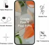 Marketing image for a Google Pixel 9/9 Pro screen protector, highlighting features. Produktbild-Vorschau