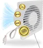 IPX4 Premium 100mm Abluft Zuluft Grow Lüfter Ventilator für Produktbild-Vorschau 1