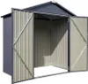 Westmann Stahl Gerätehaus Minor 64 Anthrazit 119x183x196 cm Produktbild-Vorschau 2