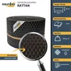 Sichtschutzstreifen zaun|zu RATTAN 26m Rolle Zaunblende für Produktbild-Vorschau 2