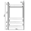 Skye Decor, Trend- Trend Gardırop Sade Alt Raflı L610LCV, Produktbild-Vorschau 7