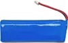 A blue battery pack with a white connector and red and black wires attached. Produktbild-Vorschau