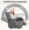 HOMCOM Relaxsessel, Fernsehsessel mit Liegefunktion, Produktbild-Vorschau 4