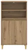 vidaXL Hoge kast Artisan-eikenhout, 60 x 36 x 110 cm, Productafbeelding-voorbeeld 5