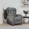 vidaXL Massagesessel Elektrisch Dunkelgrau Stoff Produktbild-Vorschau 2