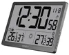 Orologio da parete Kienzle Jumbo NEO LCD, grigio, con Anteprima dell’immagine prodotto 3