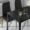 Jídelní stůl sestava Vicco Grand Černá 120 x 75 cm Sada 4 Náhled obrázku produktu 5