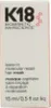 A close-up of the K18 Leave-In Molecular Repair Hair Mask packaging. Náhľad obrázku produktu