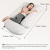 Topchances Coussin de grossesse Coussin d'allaitement 100% Voir les images du produit 7