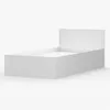 Lit d'enfant Cadre de lit Lit simple Lit 90cm blanc sans Voir les images du produit 1