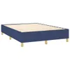 Boxspringbett mit Matratze & LED Blau 140x190 cm Stoff Produktbild-Vorschau 5