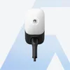 A Huawei wallbox charger is shown against a light gray and white abstract background. Produktbild-Vorschau