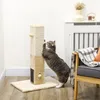 PawHut Kratzstamm, 79cm Kratzsäule mit Fellbürsten, Produktbild-Vorschau 2