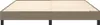 vidaXL Łóżko z materacem sprężynowym taupe 160x200 cm - Podgląd zdjęcia produktu 4