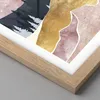 Gerahmtes Poster - Rahmen in heller Eiche - Grafik Modern Produktbild-Vorschau 2