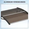 Outsunny, tettoia per porta d'ingresso, dimensioni 120 x 75 Anteprima dell’immagine prodotto 7