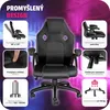 Collage of an office chair with different highlighted features. Náhled obrázku produktu