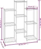 vidaXL Stojan na květiny 83x25x100 cm Černá litina Náhled obrázku produktu 6