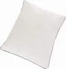 A white pillowcase with a dark trim, shown at an angle against a white background. Produktbild-Vorschau