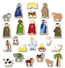 yoamo Spielkrippe Adventskalender für Kinder mit 24 Produktbild-Vorschau 2