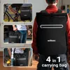 Torba na bagażnik Wiltec czarna, plecak rowerowy 20 l, Podgląd zdjęcia produktu 3