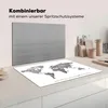 KitchenYeah© Herdabdeckplatte Weltkarte - Zitat - Produktbild-Vorschau 3
