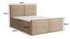 Emoebel24 Boxspringbett mit Topper und Bettkasten, Produktbild-Vorschau 6
