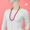 Kette 10mm Kunststoffperlen rot-glänzend 70cm rot 10mm Produktbild-Vorschau 7