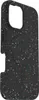 A black phone case with colorful speckles, shown from the side. Náhled obrázku produktu