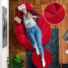 Green Bean® Sitzsack mit Hocker aus Cord - Sitzsäcke für Produktbild-Vorschau 5