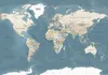Vlies Fototapete - Vintage World Map 100x70 cm Karten Produktbild-Vorschau 5