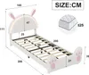 UnboxG Kinderbett 90x200 cm mit Kaninchen-Motiv, Produktbild-Vorschau 8