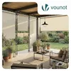 VOUNOT® Klemmmarkise Senkrechtmarkise mit Handkurbel Produktbild-Vorschau 7