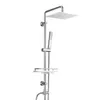 JOHO Regendusche Duschsystem mit Ablage, Edelstahl Duschset Produktbild-Vorschau 1
