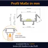 LED-Eckprofil ER4510 2 m Schwarz für LED-Streifen bis 12 mm Produktbild-Vorschau 5