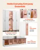 VEVOR Garderobe, 1595x396x1948 mm, 4-in-1 garderobe met Productafbeelding-voorbeeld 3