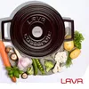 LAVA Emaillierter Gusseisentopf mit selbstbefeuchtendem Produktbild-Vorschau 8