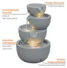 dobar Gartenbrunnen "Rama" 4-stufig mit LED Beleuchtung Produktbild-Vorschau 7