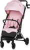 A pink baby stroller is shown against a white background. Náhled obrázku produktu