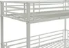 Dreifach-Etagenbett 3 x 90 x 190 cm - Metall - Weiß - Produktbild-Vorschau 5
