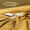 A close-up of a yellow duvet cover with a zipper. Náhľad obrázku produktu